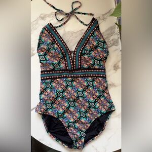 Nanette Lepore Multicolor Floral Swimsuit